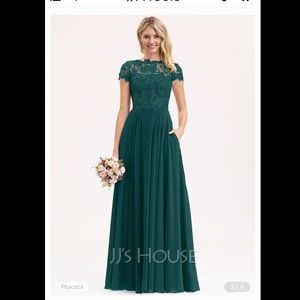 Peacock Bridesmaid Dress